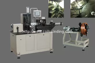 China Pole Coils Winding Machine Flat Wire Winding Machine With Insulation For Starter Stator WIND-PCW-F1 supplier