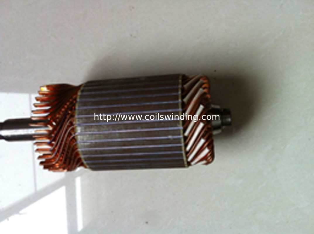 Starter armature wire shaping and forming machine rotor coil winding