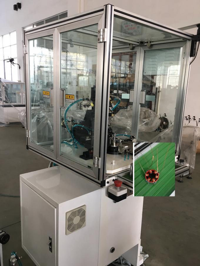 Three needle 3slots per time BLDC Stator winder needle winding for