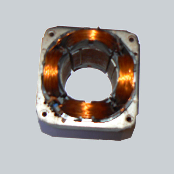 Shaded 4poles Motor Stator Coil Winding Needle Segmented MutiPole