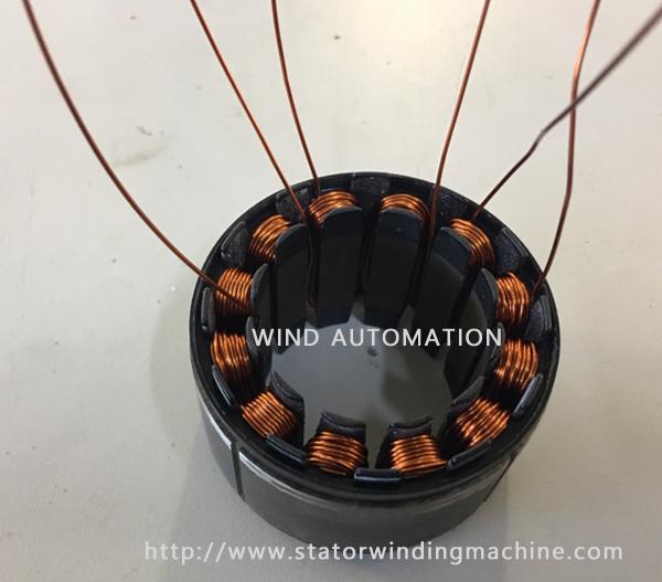Three needle 3slots per time BLDC Stator winder needle winding for