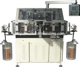 Skew Slot Armature Automatic Double Flyer Winding Machine Lap Winder