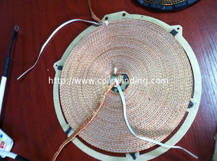 Braided wire winding induction heater production machine