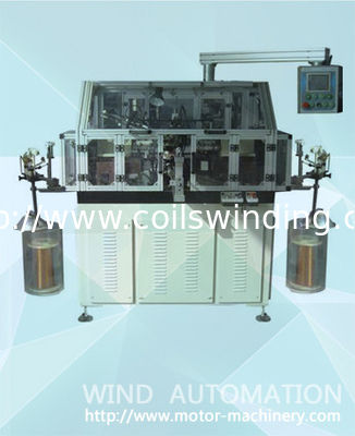 Two Flyer Armature Winding Machine For Manufacturing Motor Rotor Building Machinery