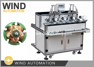 China Four Stations Power Tools 3,5 Slots Odd Number Armature Flyer Winding Machine With 12V Battery Case supplier