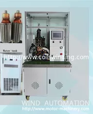 China DC power armature commutator spot welding fusing soldering hot staking machine with cooling tank supplier