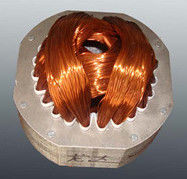 Induction motor stator Winding Coils and wedge embedded in the slots