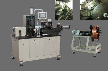Flattened wire coil winding machine