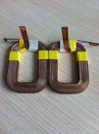 Flattened wire coil winding machine