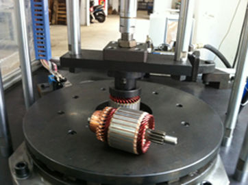 Winding Placement Machine For Starter Armature Rotor Wire To Slot Type Commutator supplier