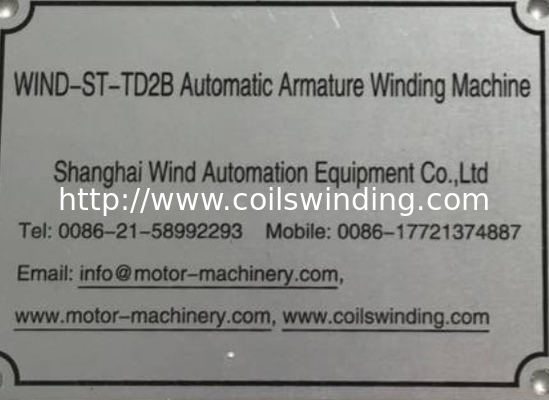 Armature Winder For Slotted Type Commutator Vacuum Cleaners Hammers Power Tool WIND-ST-TD2B Video supplier