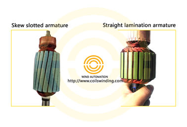 Slotted Type Commutator ArmatureRiser Commutator Armature Winding Machine Winder supplier