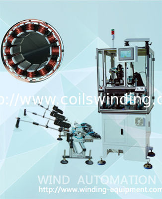 Winding 3slots Per Time  BLDC Stator Winder Needle Winding For 6pole 9pole 12 Poles Brushless Motor